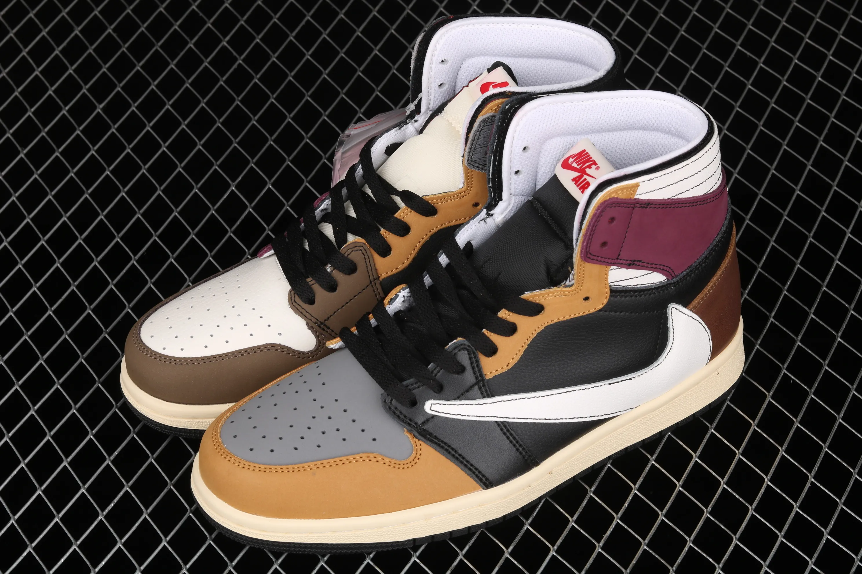 All Categories Air Jordan Jordan Series Basketball Shoes Air Jordan 1 High Z Version Travis Scott x Air Jordan 1 High OG AJ1 Joe 1 Mandarin Duck Overhook CD4487-101